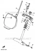 DIRECTION pour Yamaha YZ125LC de 1993