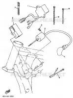 PARTIE ELECTRIQUE 1 pour Yamaha YZ125LC de 1993