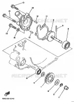 POMPE A EAU pour Yamaha YZ125LC de 1993