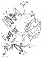 ADMISSION pour Yamaha YZ125LC de 1993