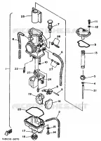 CARBURATEUR pour Yamaha YZ125LC de 1993
