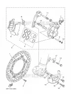 ETRIER DE FREIN AVANT pour Yamaha YZ125R de 2003