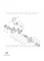 VILEBREQUIN / PISTON pour Yamaha YZ125R de 2003