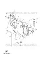 RADIATEUR / DURITES pour Yamaha YZ125R de 2003