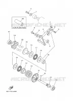 VALVE D'ECHAPPEMENT pour Yamaha YZ125S de 2004
