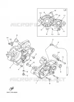 CARTER MOTEUR pour Yamaha YZ125S de 2004