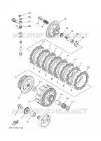 EMBRAYAGE DE DEMARREUR pour Yamaha YZ125S de 2004