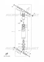 AMORTISSEUR ARRIERE pour Yamaha YZ125S de 2004