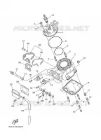 CULASSE pour Yamaha YZ125S de 2004