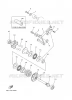 VALVE D'ECHAPPEMENT pour Yamaha YZ125S de 2004
