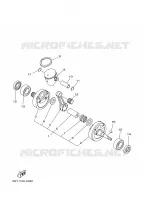VILEBREQUIN / PISTON pour Yamaha YZ125S de 2004