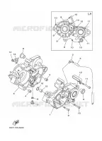 CARTER MOTEUR pour Yamaha YZ125S de 2004