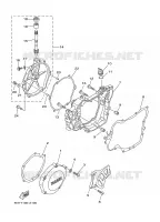 CARTER   MOTEUR 1 pour Yamaha YZ125S de 2004