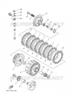 EMBRAYAGE DE DEMARREUR pour Yamaha YZ125S de 2004