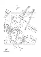 CADRE pour Yamaha YZ125S de 2004