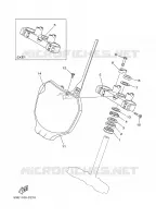 DIRECTION pour Yamaha YZ125S de 2004
