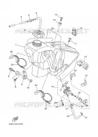 RESERVOIR A ESSENCE pour Yamaha YZ125S de 2004