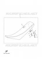 SELLE pour Yamaha YZ125S de 2004