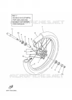 ROUE AVANT pour Yamaha YZ125S de 2004
