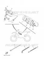 PARTIE ELECTRIQUE 1 pour Yamaha YZ125S de 2004