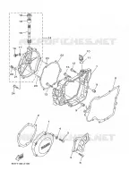 CARTER   MOTEUR 1 pour Yamaha YZ125S de 2004