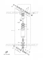 AMORTISSEUR ARRIERE pour Yamaha YZ125S de 2004
