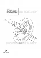 ROUE AVANT pour Yamaha YZ125S de 2004