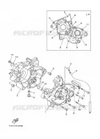 CARTER MOTEUR pour Yamaha YZ125 de 2008