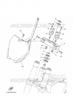 DIRECTION pour Yamaha YZ125 de 2008