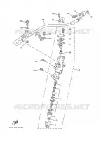 MAITRE CYLINDRE DE FREIN ARRIERE pour Yamaha YZ125 de 2008