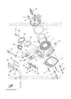 CULASSE pour Yamaha YZ125 de 2008