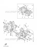 CARTER MOTEUR pour Yamaha YZ125 de 2008
