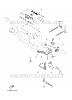 COMMODO / LEVIER pour Yamaha YZ125 de 2008