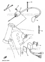 PARTIE ELECTRIQUE 1 pour Yamaha YZ250 de 1992