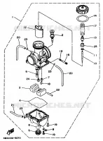 CARBURATEUR pour Yamaha YZ250 de 1995