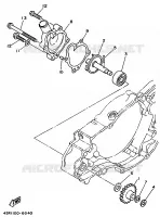 POMPE A EAU pour Yamaha YZ250 de 1997