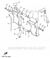 RADIATEUR / DURITES pour Yamaha YZ250 de 1997