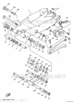 BRAS ARRIERE pour Yamaha YZ250 de 1997