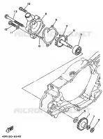 POMPE A EAU pour Yamaha YZ250 de 1997
