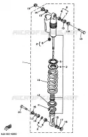 AMORTISSEUR ARRIERE pour Yamaha YZ250 de 1997