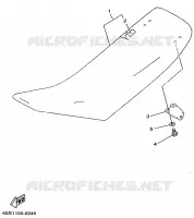 SELLE pour Yamaha YZ250 de 1997