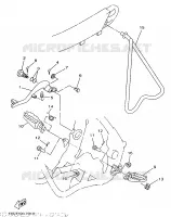 SUPPORT / REPOSE PIEDS pour Yamaha YZ250 de 1997