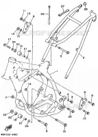 CADRE pour Yamaha YZ250 de 1997