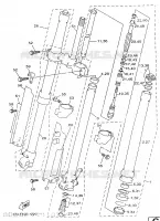 FOURCHE pour Yamaha YZ250 de 1997