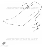 SELLE pour Yamaha YZ250 de 1997