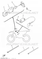 PARTIE ELECTRIQUE 1 pour Yamaha YZ250 de 1997