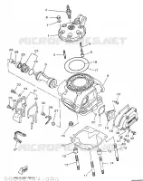 CULASSE pour Yamaha YZ250 de 1998