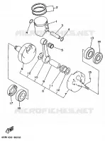 VILEBREQUIN / PISTON pour Yamaha YZ250 de 1998
