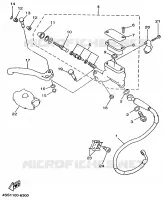 MAITRE CYLINDRE AVANT pour Yamaha YZ250 de 1998