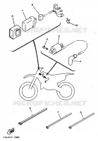 PARTIE ELECTRIQUE 1 pour Yamaha YZ250 de 1998